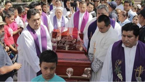 LOS DOS SACERDOTES ASESINADOS EN TAXCO GRO., EN 2018