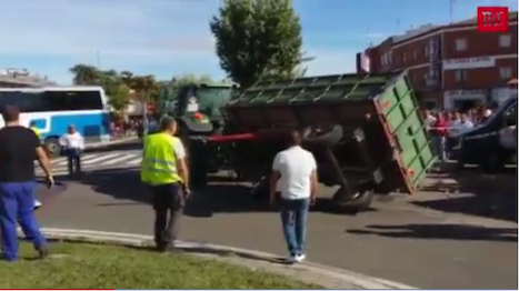 MORTAL ACCIDENTE EN LAS FIESTAS DE TORDESILLAS DE 2017
